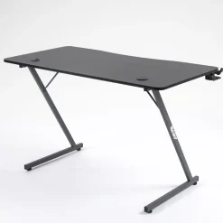 MUWO "Vision" E-Sports Gamingtisch schwarz/grau