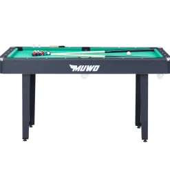 MUWO "Winner" Billardtisch 153x84x79 cm schwarz grün