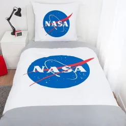 NASA Bettwäsche Set 140 x 200 cm + 70 x 90 cm Baumwolle 4006891965554
