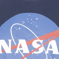 NASA Circle Logo Herren T-Shirt TMMTS007NVY