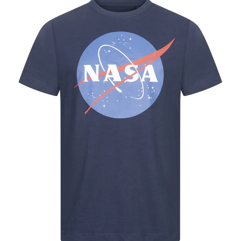 NASA Circle Logo Herren T-Shirt TMMTS007NVY