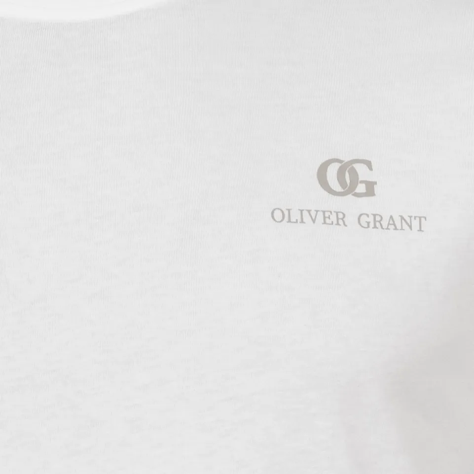 OLIVER GRANT® Herren Unterhemden Rundhals 2er-Pack weiß 39493033