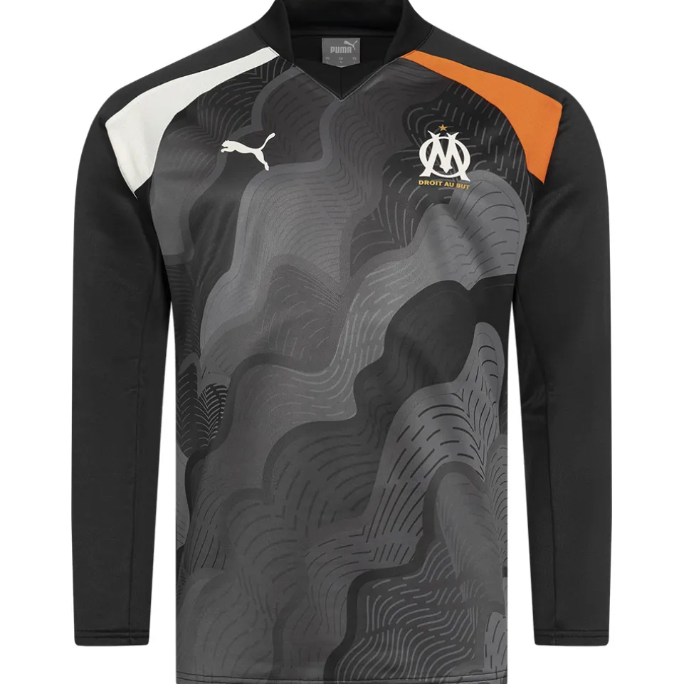 Olympique Marseille PUMA Prematch Herren Sweatshirt 771899-03