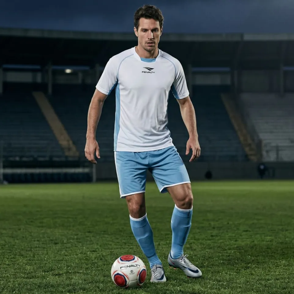 PENALTY Nazionale Herren Trikot-Set 2-teilig White/Ice Blue 3.085.111.570