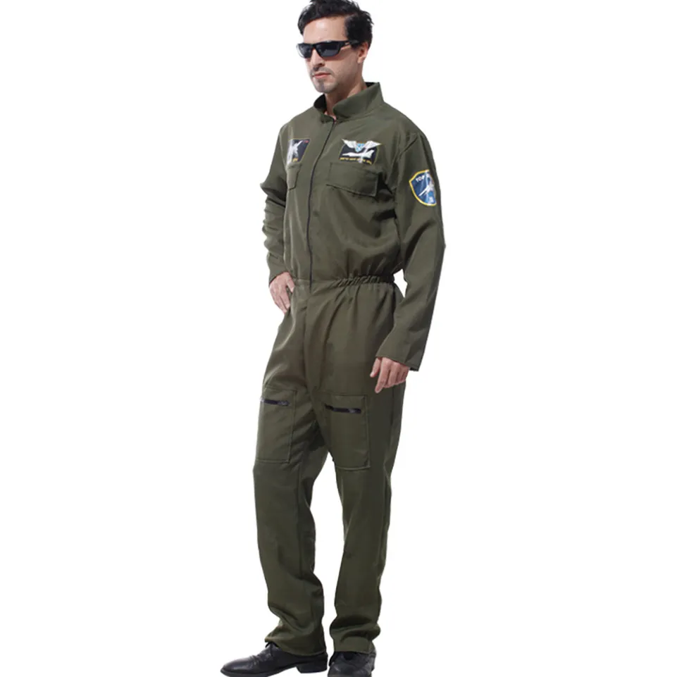 Pilot Kampfjet Kostüm "Air Force" MIESEPETER® grün