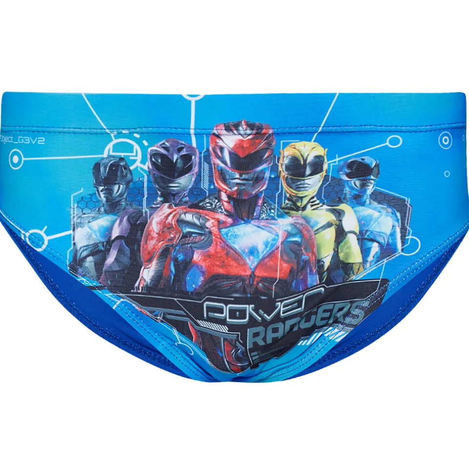 Power Rangers Jungen Badehose Slip QE1798-blue