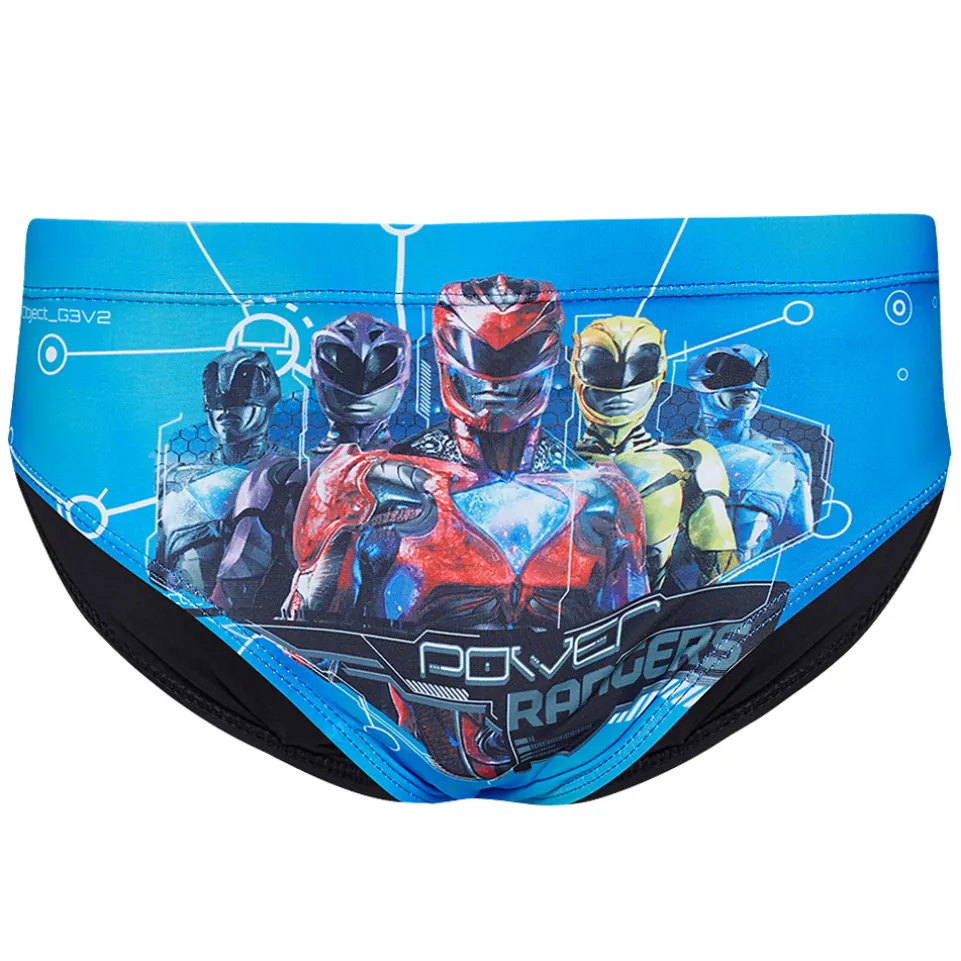 Power Rangers Jungen Badehose Slip QE1798-black