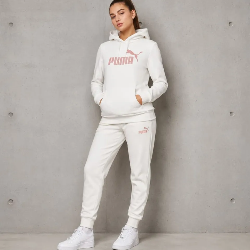 PUMA ESS+ Metallic Logo Damen Hoodie 849958-13