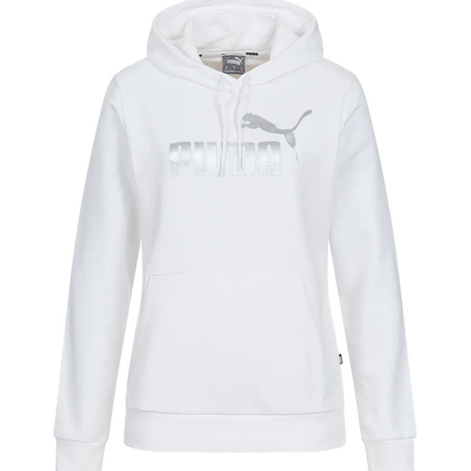 PUMA ESS+ Metallic Logo Damen Hoodie 849096-02