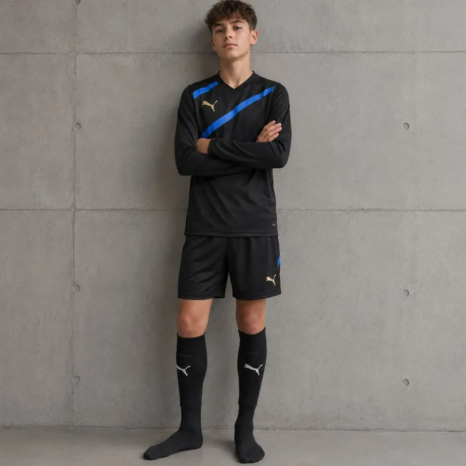 PUMA Team Kinder Langarm Trikot 741154-02