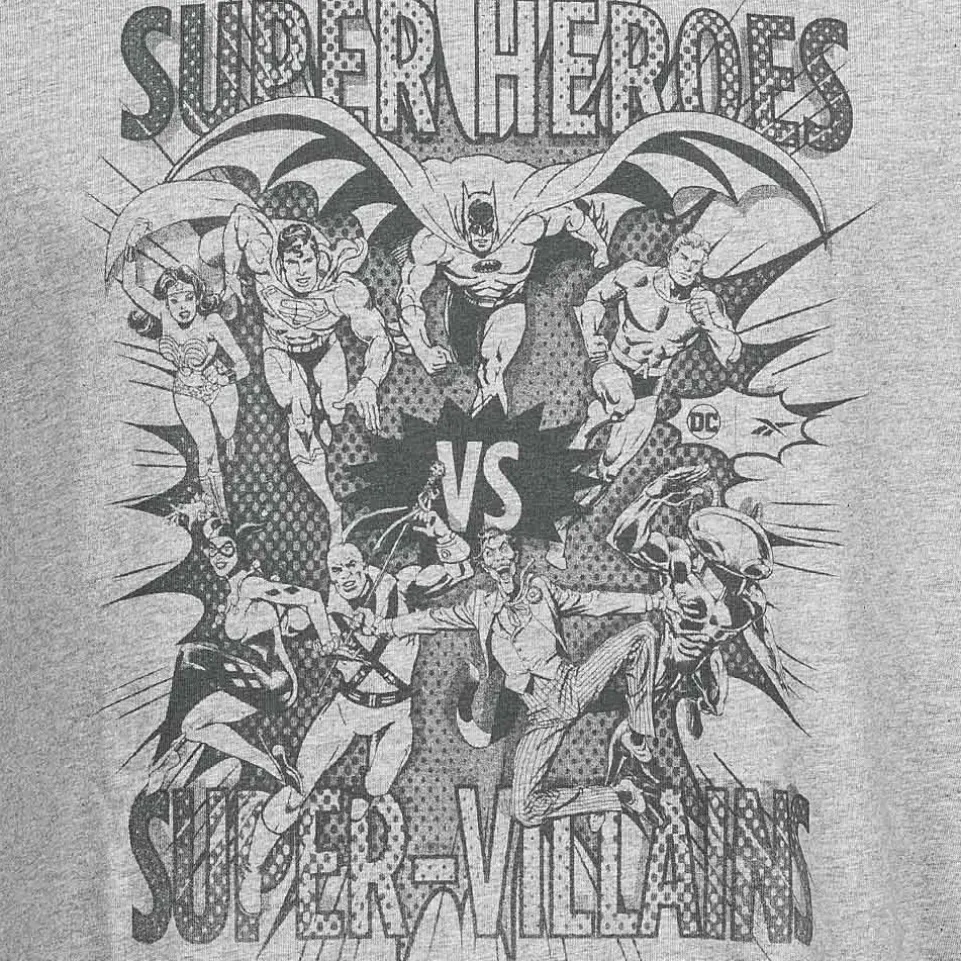 Reebok x DC COMICS Super Heroes vs Super-Villains Herren T-Shirt IB5815