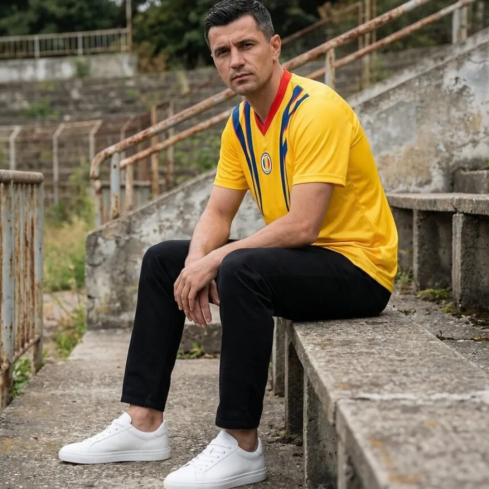 Rumänien "Retro History" JELEX Herren Trikot