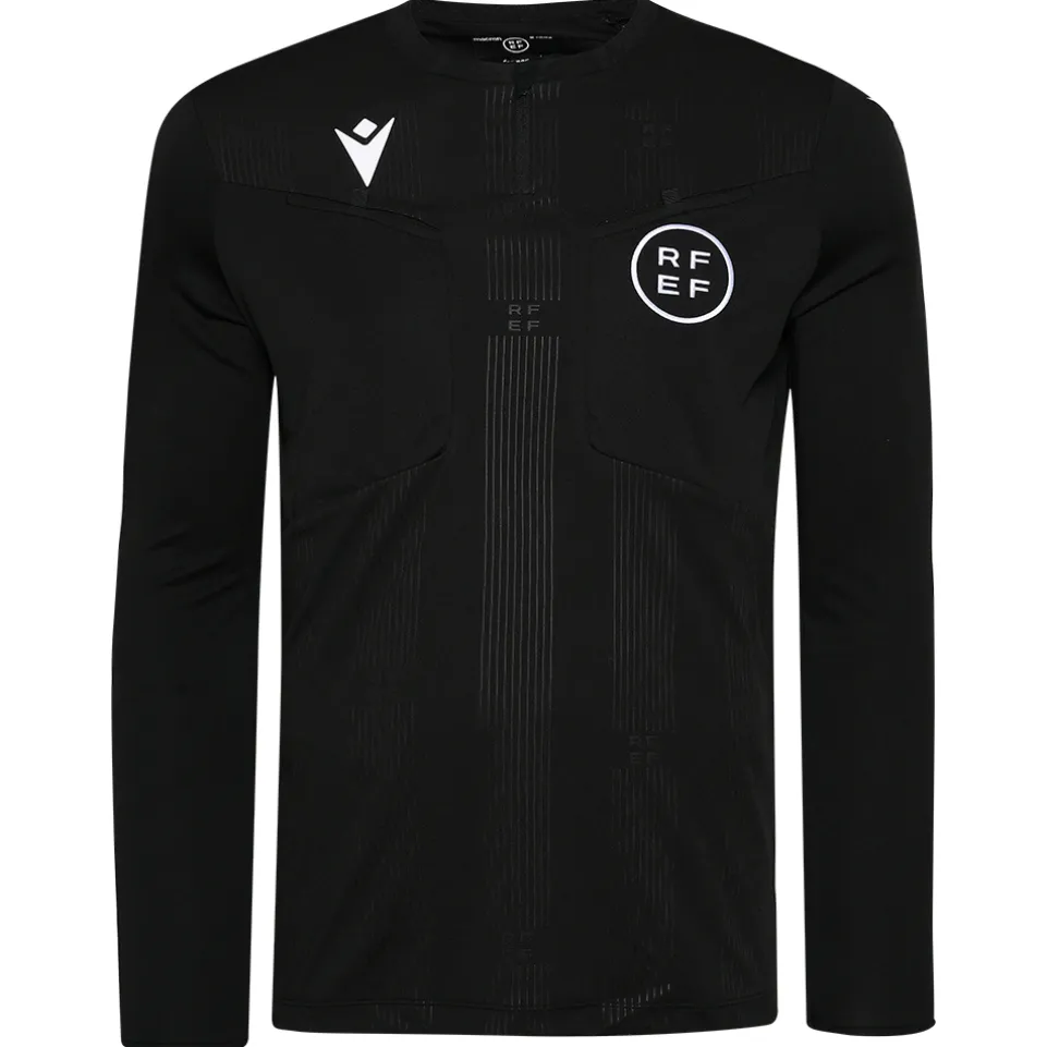 Spanien RFEF macron Herren Langarm Schiedsrichter Trikot 58546924