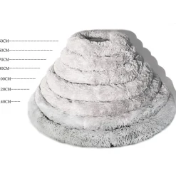 SPOCADO "County" Hundebett 60 x 60 x 20 cm grau