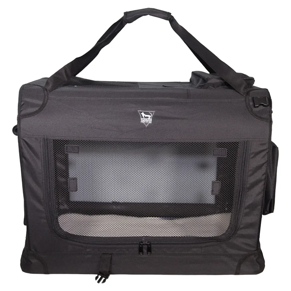SPOCADO "Palace" Transporttasche für Tiere 70 x 52 x 52 cm schwarz