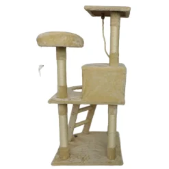 SPOCADO "Rovers" Kratzbaum für Katzen 120 x 55 x 55 cm beige