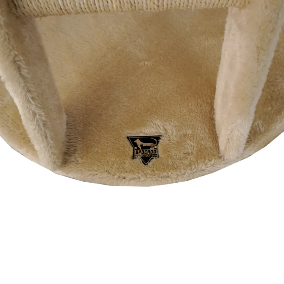 SPOCADO "Rovers" Kratzbaum für Katzen 120 x 55 x 55 cm beige