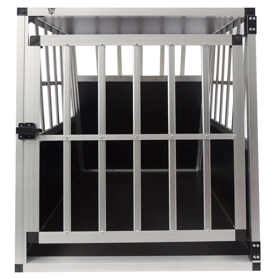 SPOCADO "Villa" Hunde Transportbox 91 x 69 x 65 cm schwarz/grau
