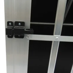 SPOCADO "Villa" Hunde Transportbox 89 x 69 x 50 cm schwarz/grau