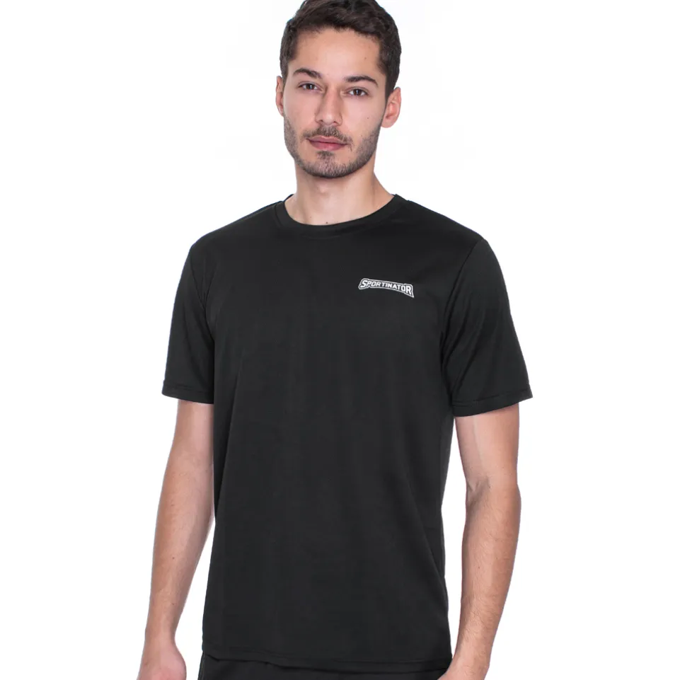 SPORTINATOR Essentials Herren Training Shirt schwarz