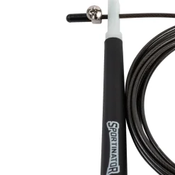 SPORTINATOR Geschwindigkeits-Springseil schwarz