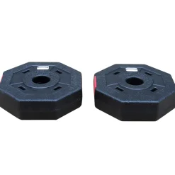 SPORTINATOR 1,25 kg Bumper Plates Fitness Hantelscheiben 2er-Set