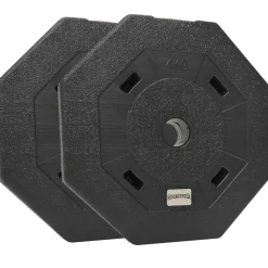 SPORTINATOR 4kg Bumper Plates Fitness Hantelscheiben 2er-Set