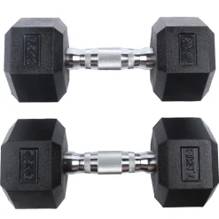SPORTINATOR 7,5 kg Hexagon Hantel 2er-Set