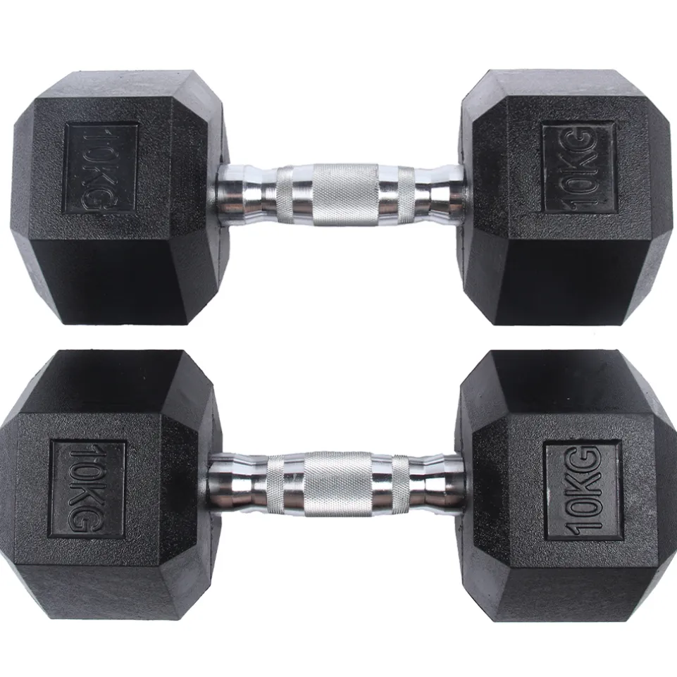 SPORTINATOR 10 kg Hexagon Hantel 2er-Set