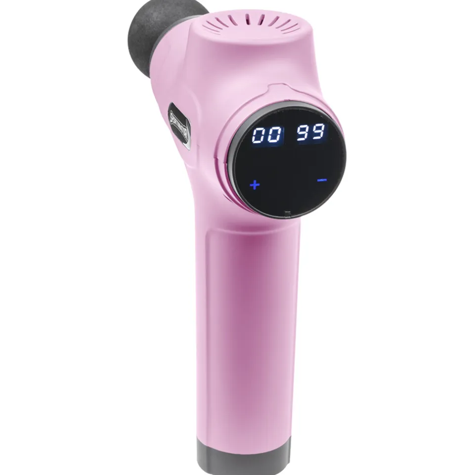 SPORTINATOR "Level Up" Massagepistole inkl. Zubehör rosa