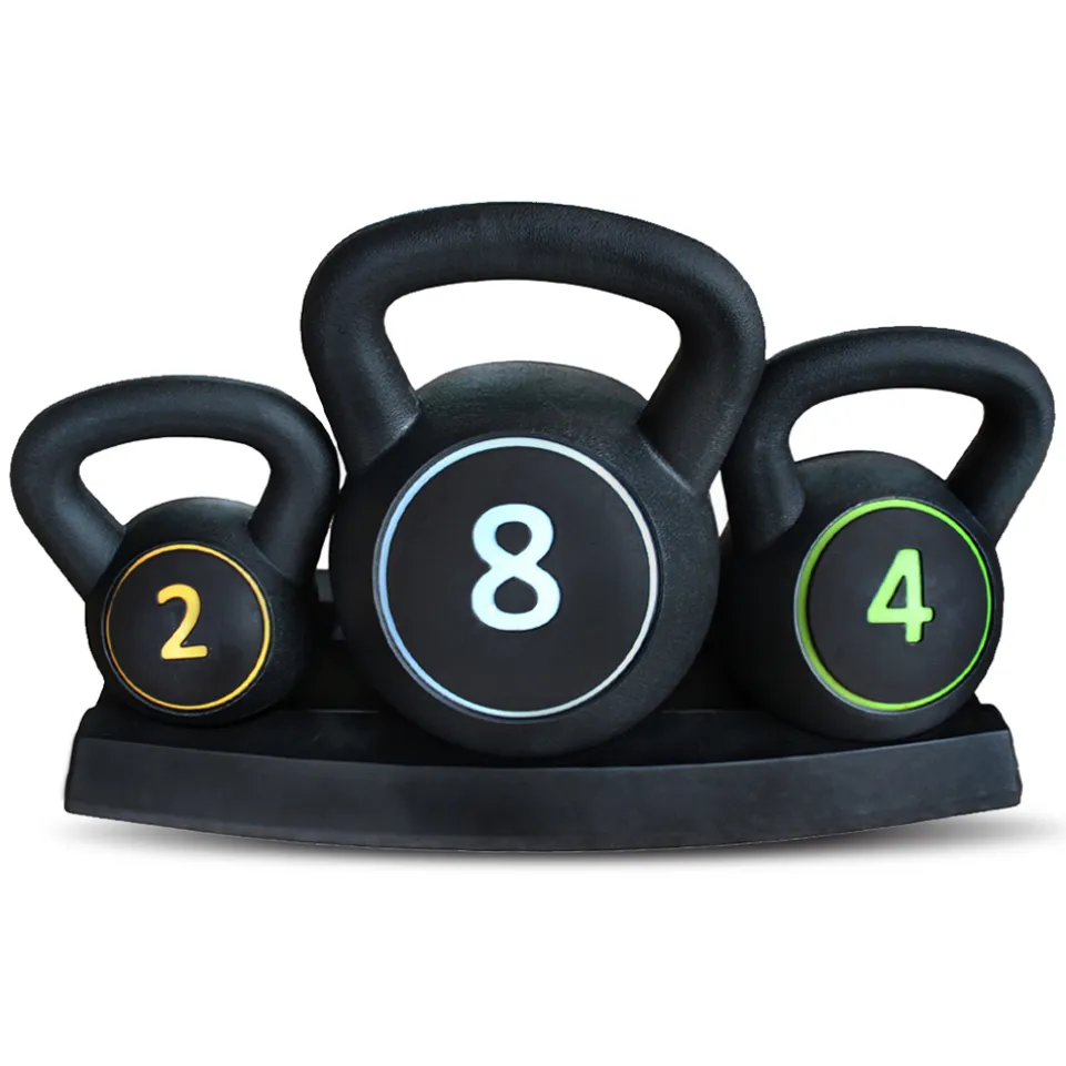SPORTINATOR "Power" Kettlebell 2 kg 4 kg 8 kg 3er-Set