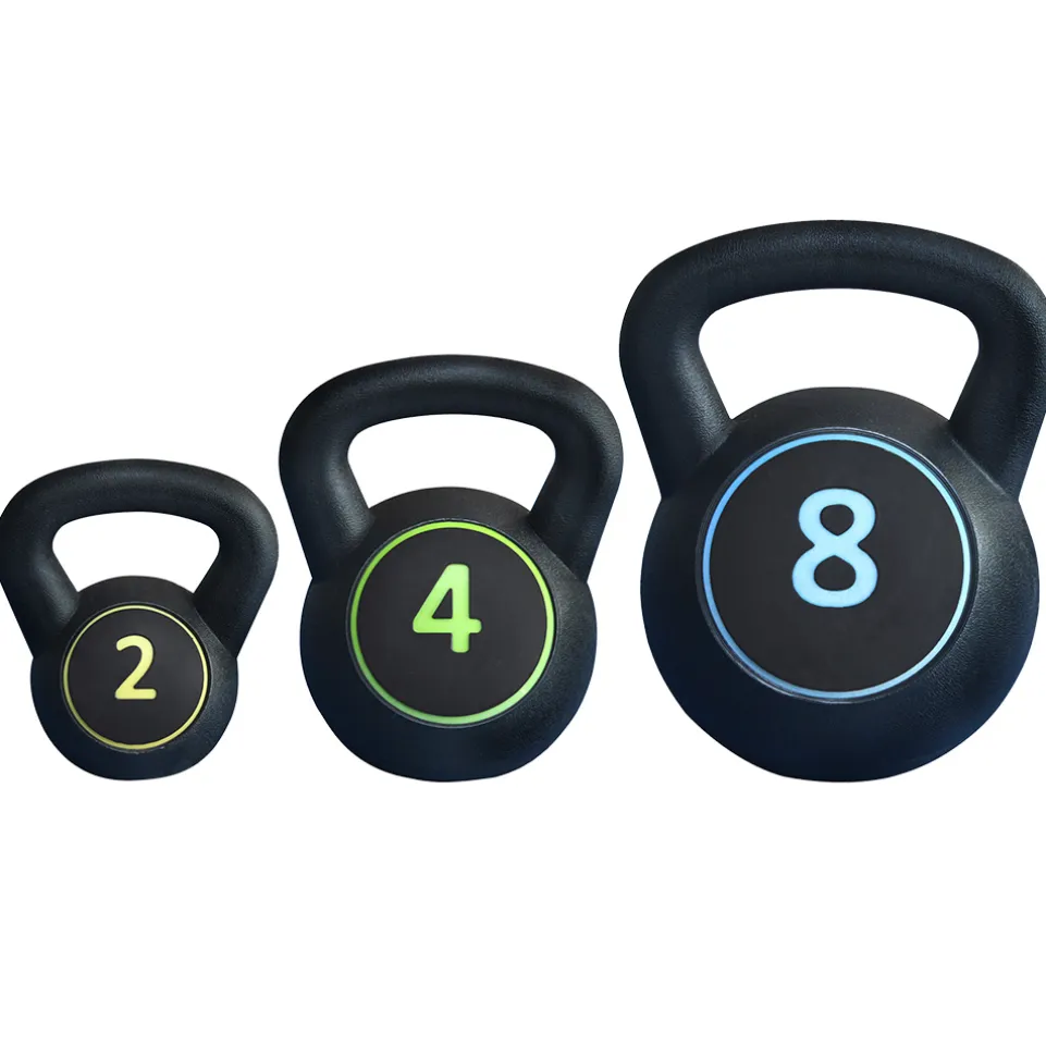 SPORTINATOR "Power" Kettlebell 2 kg 4 kg 8 kg 3er-Set