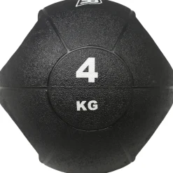 SPORTINATOR Premium Medizinball mit Griffe 4kg