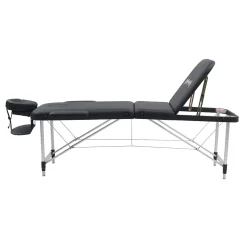 SPORTINATOR Premium 3 Zonen Massageliege schwarz