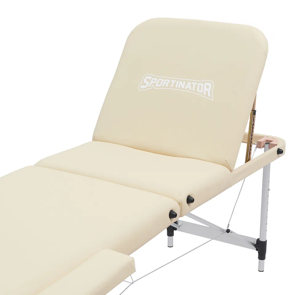 SPORTINATOR Premium 3 Zonen Massageliege beige