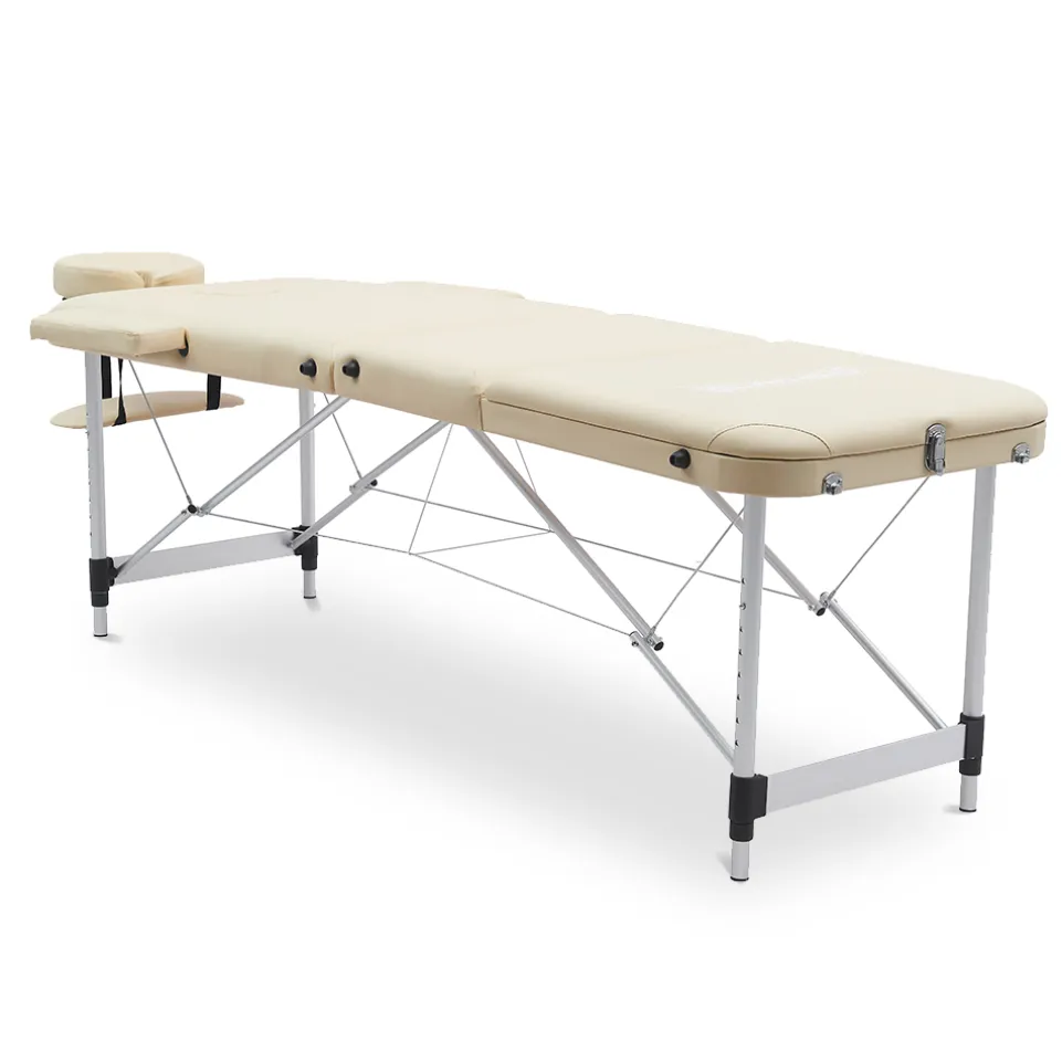 SPORTINATOR Premium 3 Zonen Massageliege beige