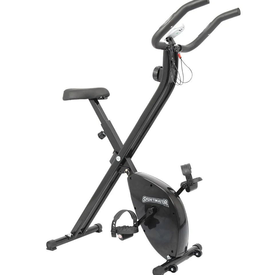 SPORTINATOR X-Bike faltbarer Heimtrainer schwarz