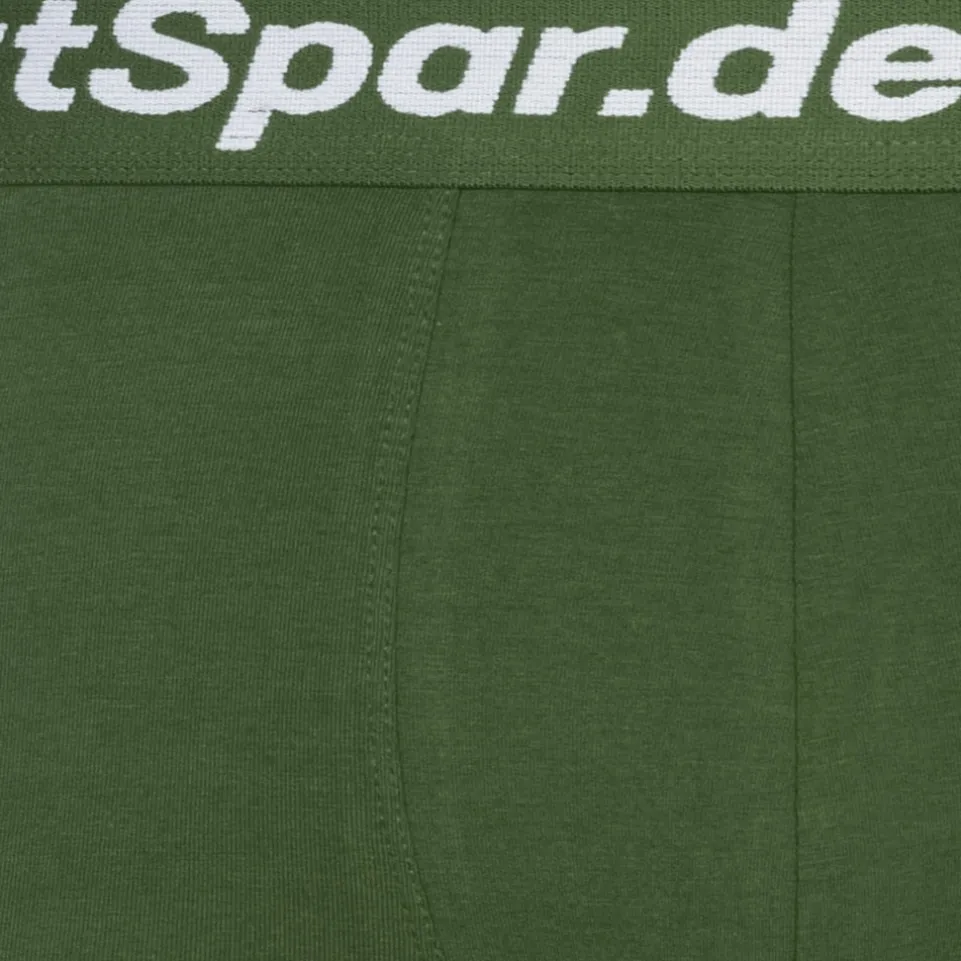 Sportspar.de Herren "Double Sparbuchse" Boxershorts 2er-Pack grün