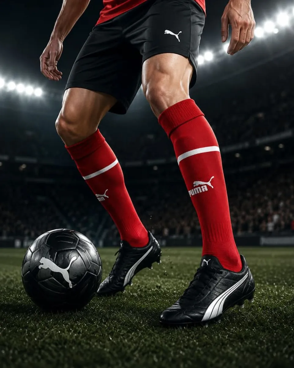 Österreich ÖFB PUMA Heim Stutzen 766035-01