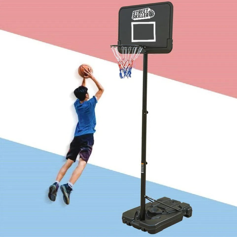 STREETSKILLER höhenverstellbarer Outdoor Basketballkorb 2,00 - 3,05 m