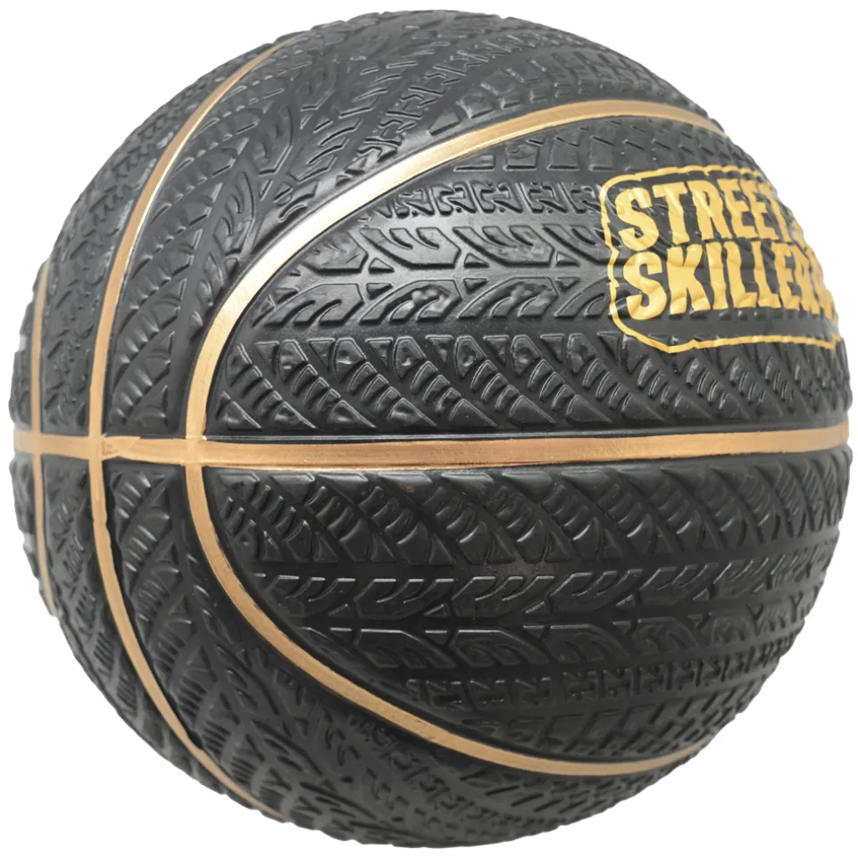 STREETSKILLER "Ultimate Grip" Basketball schwarz/gold