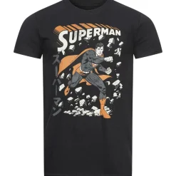 SUPERMAN DC COMICS Japan Herren T-Shirt FBMTS796BLK