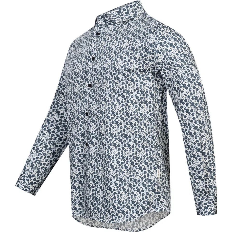 TED BAKER Capua Small Floral Herren Langarm Hemd 272163-WHITE
