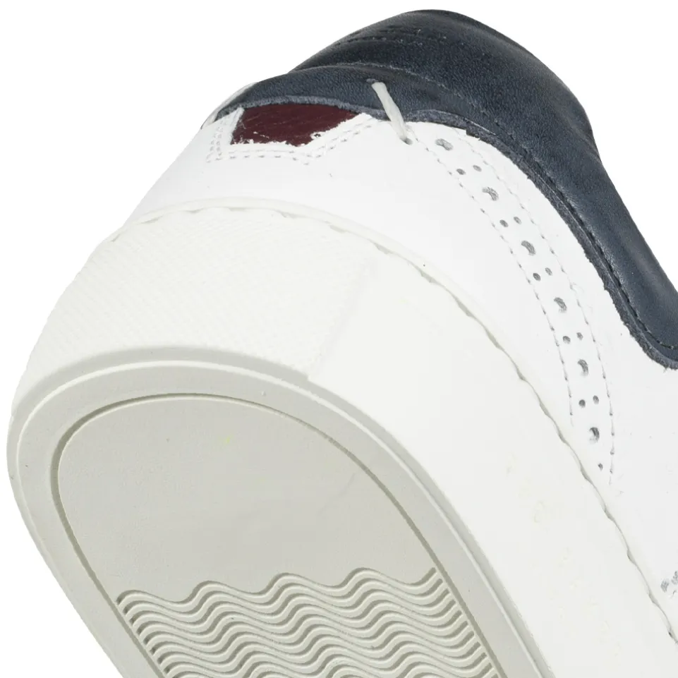 TED BAKER Dennton Cupsole Herren Leder Schuhe 243218-WHITE