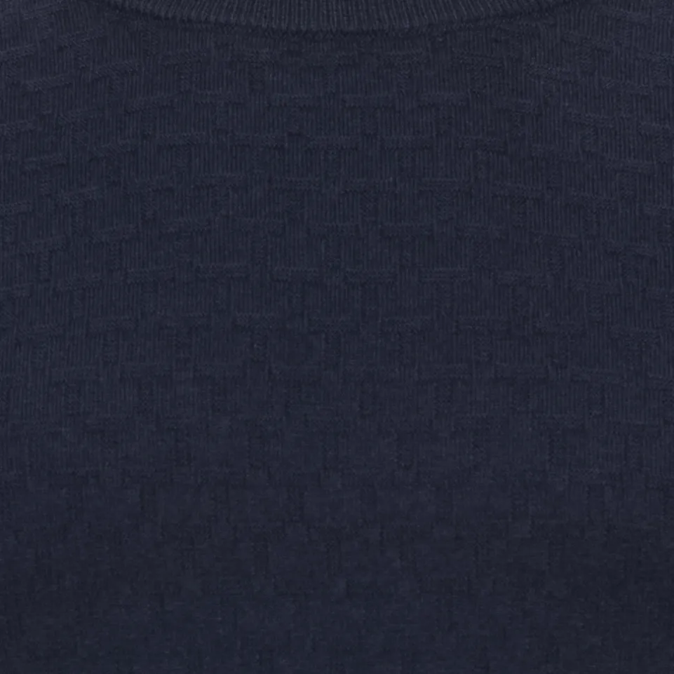 TED BAKER Loung Stitch Crew Neck Herren Sweatshirt 273063-NAVY