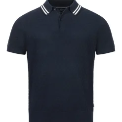 TED BAKER Mahana Stitched Herren Polo-Shirt 267386-NAVY