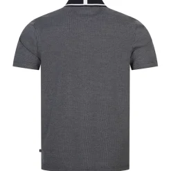 TED BAKER Mini Jacquard Stitch Herren Polo-Shirt 261464-DK-BLUE