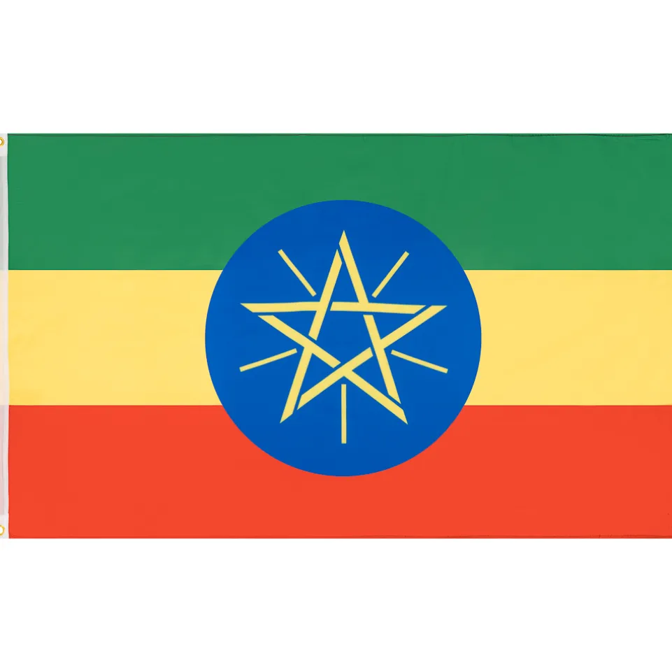 Äthiopien MUWO "Nations Together" Flagge 90x150cm