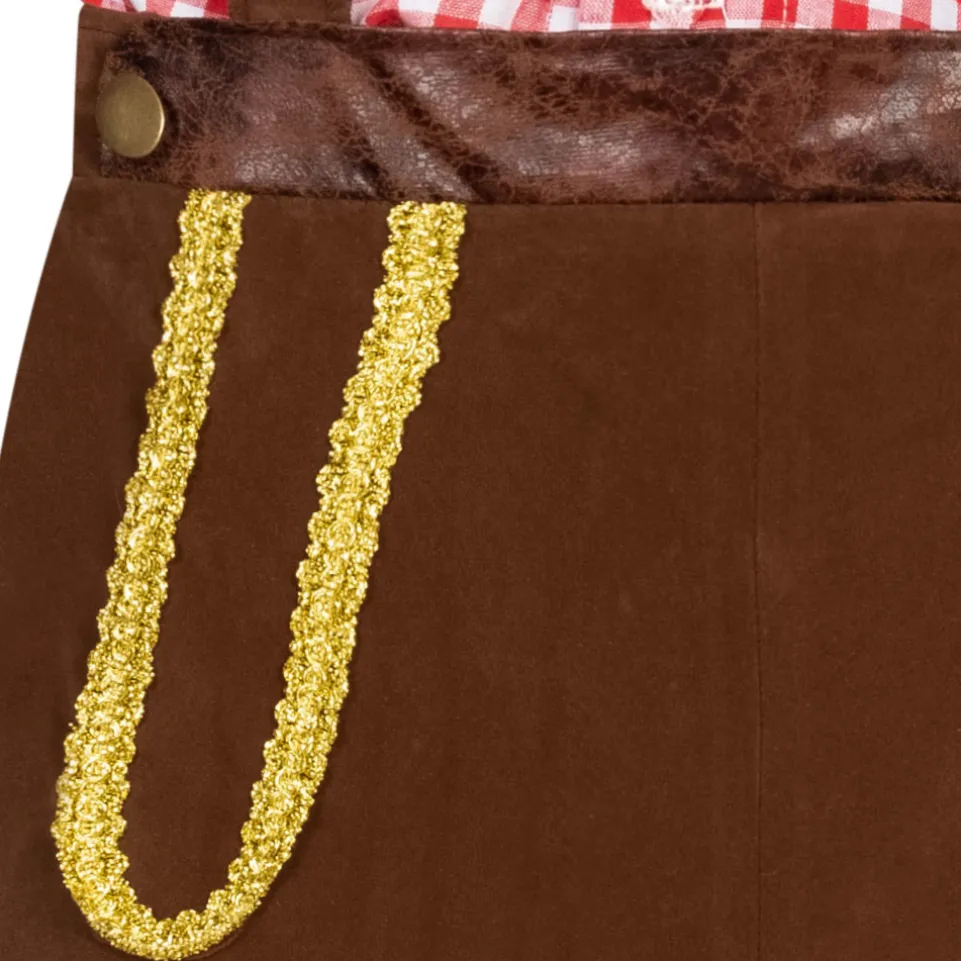 Trachtenset Herren Oktoberfest-Kostüm MIESEPETER® rot