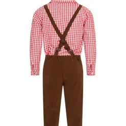 Trachtenset Herren Oktoberfest-Kostüm MIESEPETER® rot